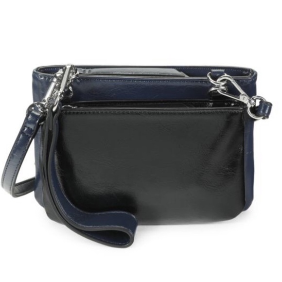 Circus by Sam Edelman Malibu Convertible Wristlet or Crossbody in Baltic Navy - Picture 1 of 6